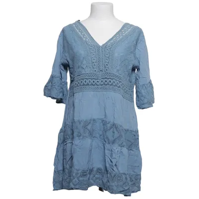 Jurk (Blauw) Katoen, Viscose