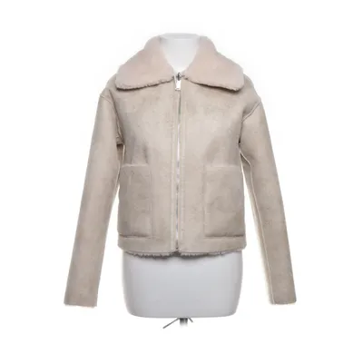Shearlingjakke (Beige) fra Mango Polyester