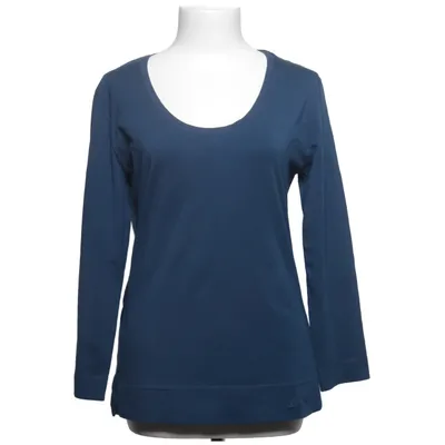 Lange mouwen shirt (Blauw) van Strenesse Blue Katoen, Elastaan