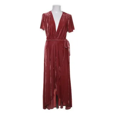 Slå-om-kjole (Rød) fra PrettyLittleThing Elastan, Polyester
