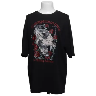 T-shirt (Noir) de Romwe Élasthane, Polyester