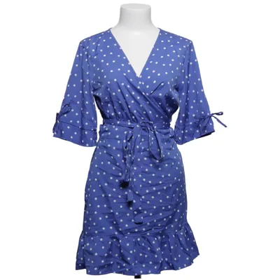 Wrap dress (Blue, White) from NLY Trend Polyester
