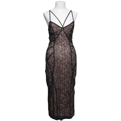 Cocktailklänning (Svart, Beige)