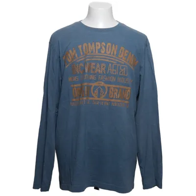 T-shirt à manches longues (Bleu) de Tom Tompson Coton, Polyester