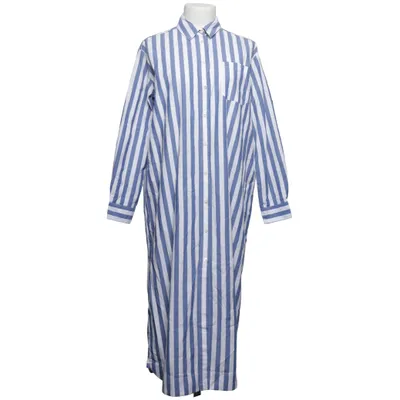 Blusenkleid (Blau, Weiß) von Sézane Bio-Baumwolle