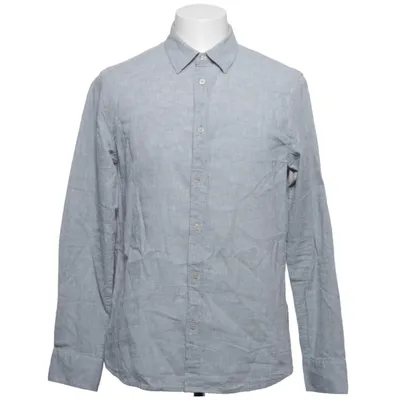 Shirt (Gray) from H&M Man Linen, Cotton