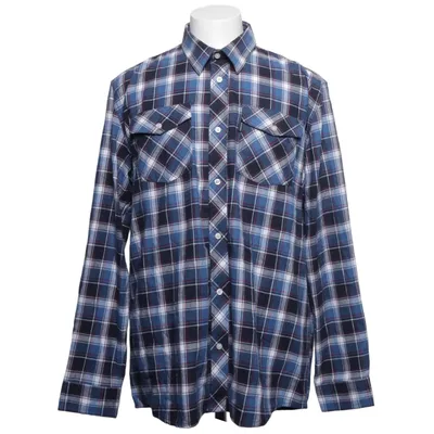 Flanellhemd (Blau, Schwarz, Weiß) von Blåkläder Baumwolle
