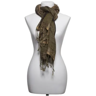 Halstørklæde (Brun, Sort) fra Pashmina