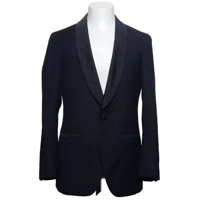Smoking blazer (Blauw) van Suitsupply Cupro, Wol