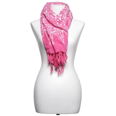 Shawl (Pink, White) from Seychelles