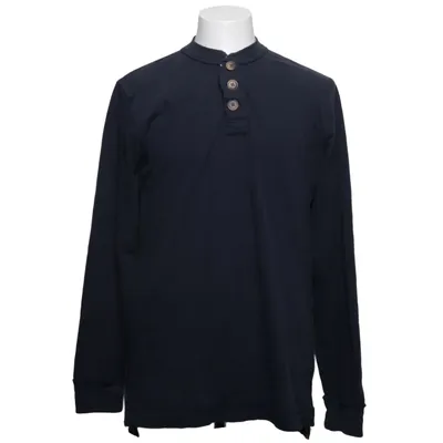 T-shirt manches longues (Bleu) de Dressmann Coton