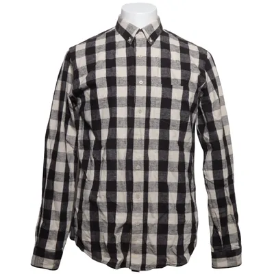 Buttondown-skjorta (Svart, Vit) från Schnayderman's Bomull, Linne