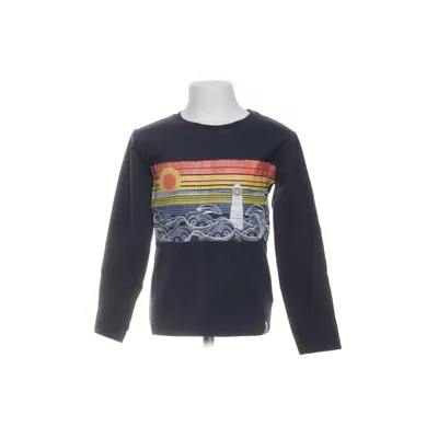 Långärmad t-shirt (Blå, Flerfärgad) från Ebbe Elastan, Ekologisk bomull