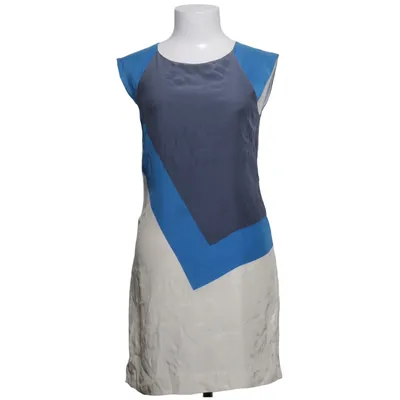 Klänning (Blå, Vit) från French Connection Polyester, Silke