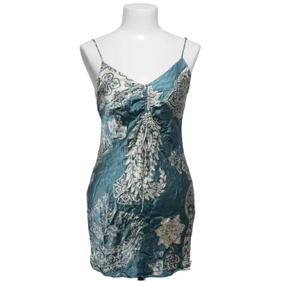 Jurk (Blauw, Wit) van Zara Viscose