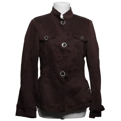 Jacket (Brown) from Escada Cotton, Linen