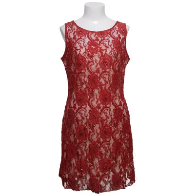 Robe de cocktail (Rouge) de Hunza Polyamide, Viscose