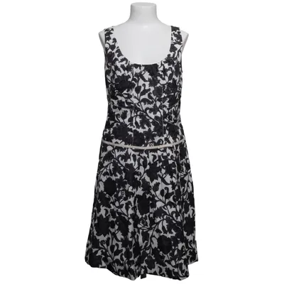 Dress (Black, White) from Laurèl Cotton, Silk