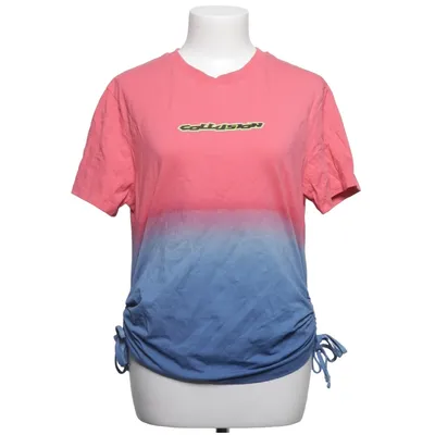 T-shirt (Rood, Blauw, Meerkleurig) van Collusion Katoen, Elastaan