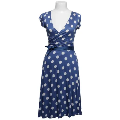 Omlottklänning (Blå, Vit) från Zara Collection Viskos