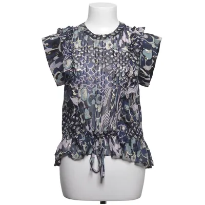 Haut (Bleu, Multicolore) de Zadig & Voltaire Coton, Fibre métallique, Soie