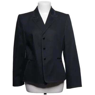 Blazer (Blauw) van Tahari Katoen, Elastaan, Polyester
