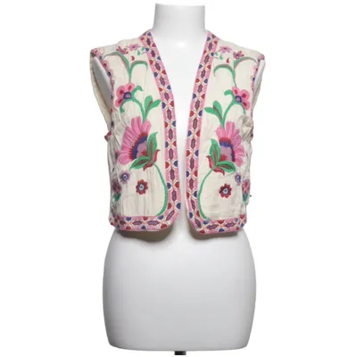 Gilet (Blanc, Multicolore) de Zara Coton