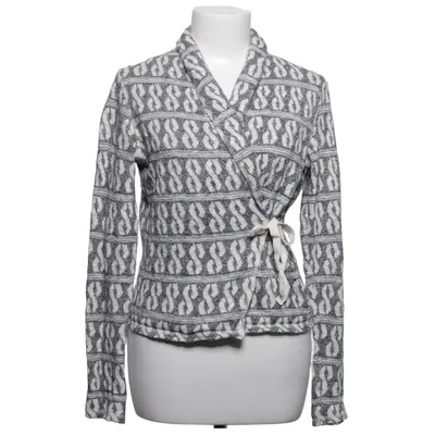 Cardigan cache-cœur (Gris, Blanc) de One Step Coton