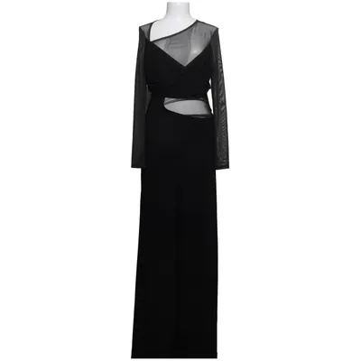 Maxikjole (Sort) fra ASOS Design Elastan, Polyester