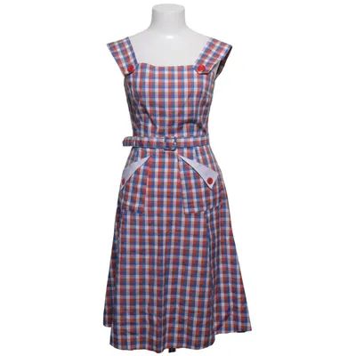 Hängselklänning (Blå, Röd, Vit, Flerfärgad) från Daisy Dapper Bomull