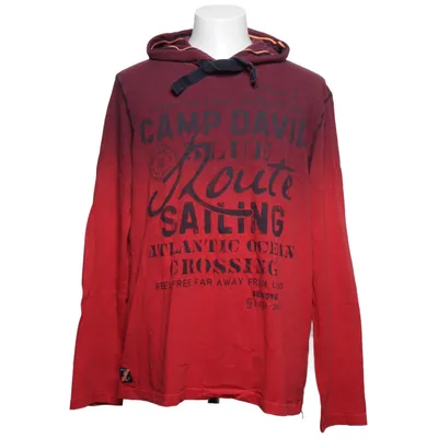 Sweat à capuche (Rouge) de Camp David Coton