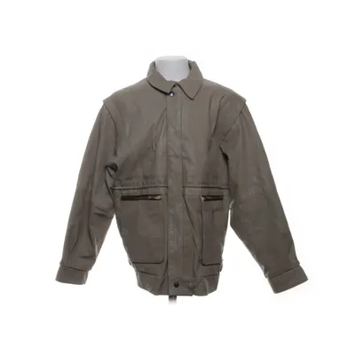 Leather jacket (Beige) from Chock Cotton, Leather