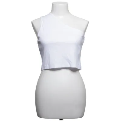 Crop top (Wit) van Even & Odd Elastaan, Organisch katoen