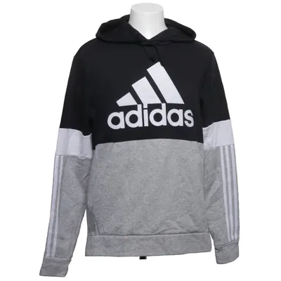 Hættetrøje (Sort, Grå) fra Adidas Bomuld, Genanvendt polyester, Viscose