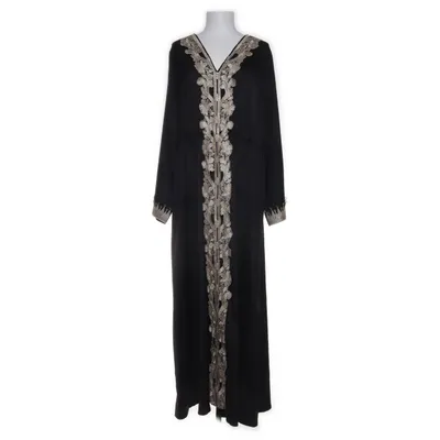 Kaftankjole (Sort, Guld) fra Shein Curve Polyester