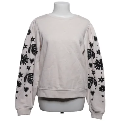 Sweatshirt (Beige, Sort) fra Fabienne Chapot Bomuld, Polyester