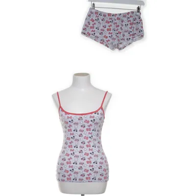 Pyjamas (Grå, Röd, Vit, Flerfärgad) från Disney Bomull, Polyester