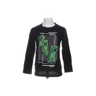 Långärmad t-shirt (Svart, Grön, Vit) från Minecraft Bomull