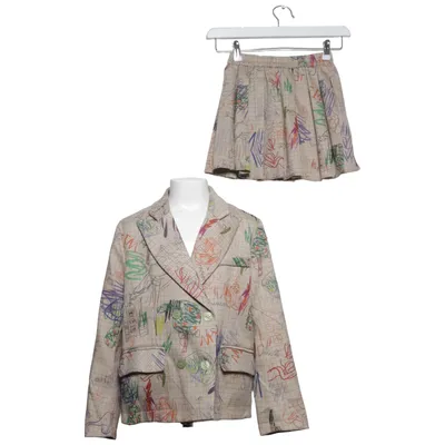Set (Beige, Multicolored) from Ask Elastane, Polyester