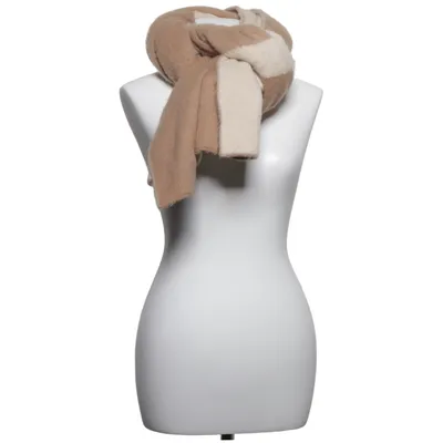 Scarf (Beige, White) from Carin Wester Acrylic
