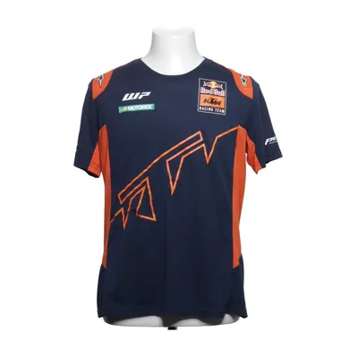 T-shirt (Blue, Orange) from KTM Cotton, Polyester