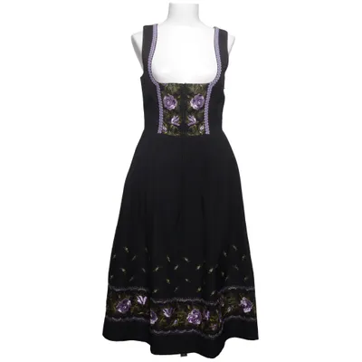 Dirndl (Black, Purple, Multicolored) from Rose-Dirndl Cotton, Polyester
