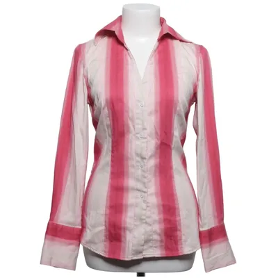 Shirt (Roze, Wit) van Express Design Studio Katoen, Elastaan, Polyamide