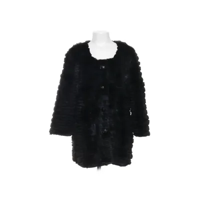 Fur jacket (Black) from Juju S'amuse Polyester, Rabbit fur