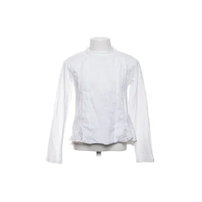 Blouse (White) from Zara Cotton, Viscose