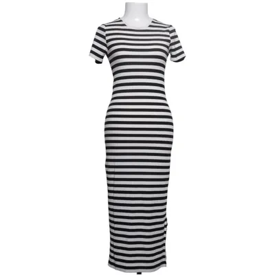 Maxi jurk (ONLNELLA S/S O-NECK STRIPE DRESS) van ONLY Polyester, Viscose