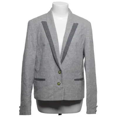 Kavaj (Grå) från Julius Polyester, Ull