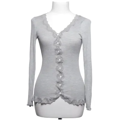 Cardigan (Gray) from Rosemunde Cotton, Elastane, Polyamide, Silk