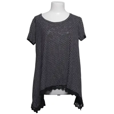 Top (Black, White) from Gina Polyester, Viscose