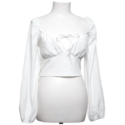 Crop top (Tie Cropped LS Top) från NLY Trend Elastan, Polyester